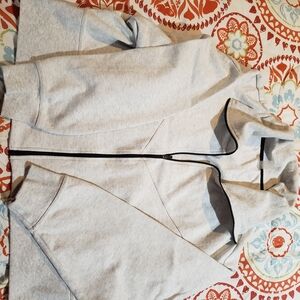 Gray Zip-Up Hoodie